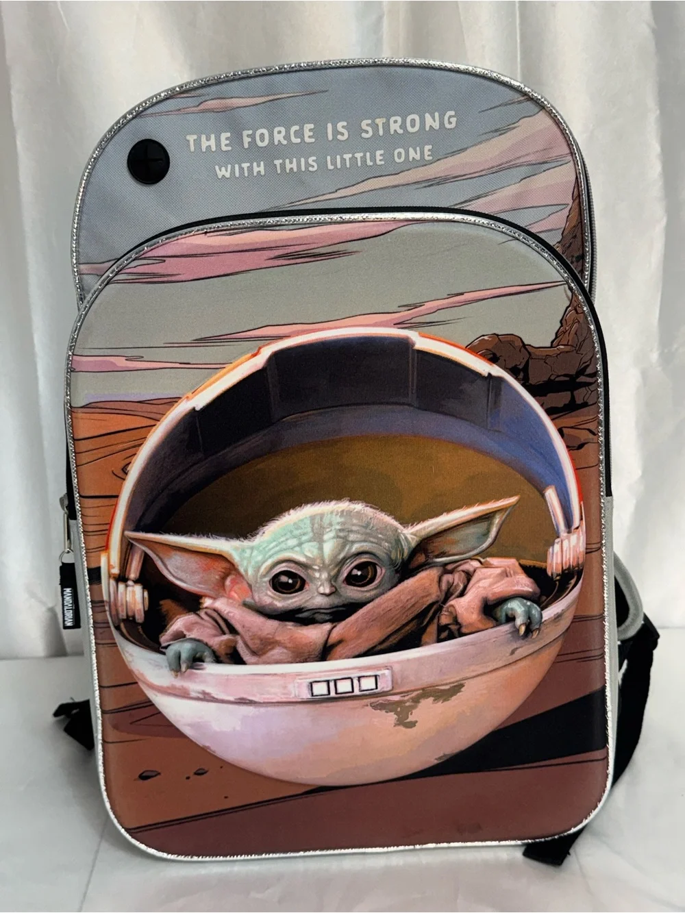 Disney Star Wars The Mandalorian “The Child” Grogu Baby Yoda Laptop Backpack